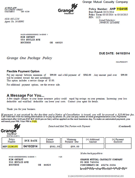 Dec Page Auto Insurance / Insurance Binder Request Massachusetts